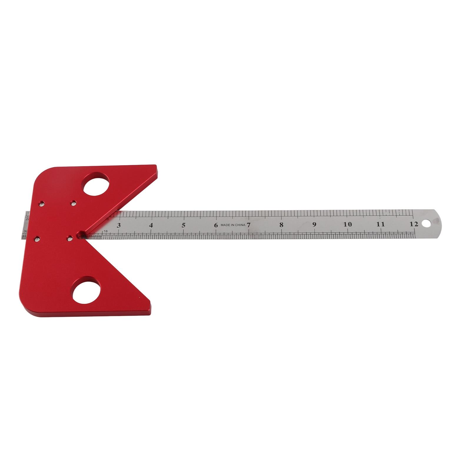 

Угловой разметочный инструмент 45 градусов Деревообрабатывающий инструмент для разметки центральной линии Набор аксессуаров для плотницкой разметки