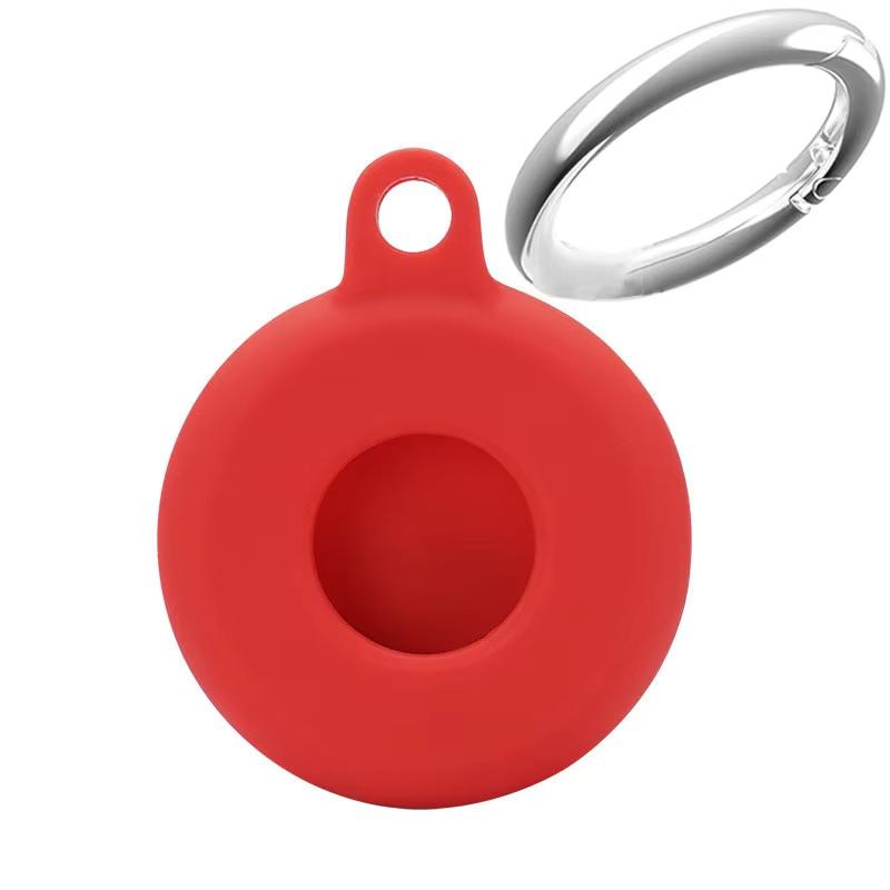 Silicone Case for Apple Airtags Cover Protective Shell Tracker Accessories Anti-scratch Sleeve Keychain For Apple Air Tag Case
