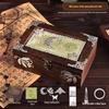 Song Brocade Jewelry Box DIY Kit: Handmade Solid Wood, Chinese Retro Gift for Mother's Day