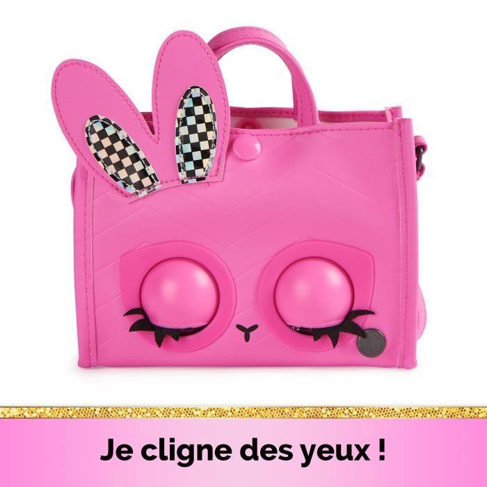 Purse Pets - Tote Bag Lapin - Sac interactif (cligne des yeux, chante ...)