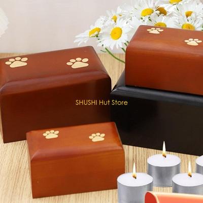 Cadeaux Commémoratifs pour Animaux de Compagnie Urnes pour Chien avec Empreinte de Patte pour Chien Décédé Urne Souvenir Cadeau de Condoléances pour Funérailles D57B