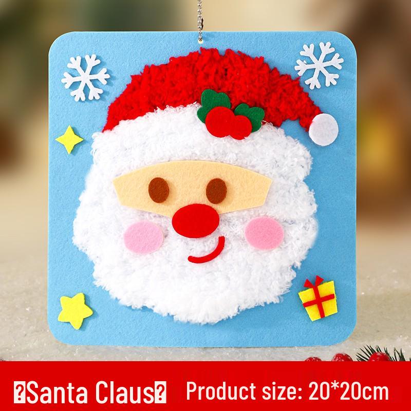 Cartoon Wool Embroidery Kit: Creative DIY Sewing for Kids Aged 3-6