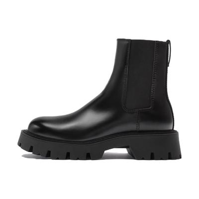 Chelsea Boots mit Profilsohle Schwarz Damen 2012220800