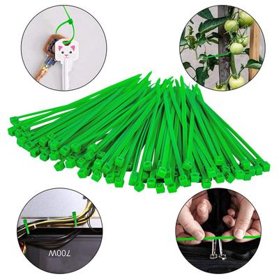 Set de fire de flori de grădină din plastic cu autoblocare, 50 buc. pentru plante