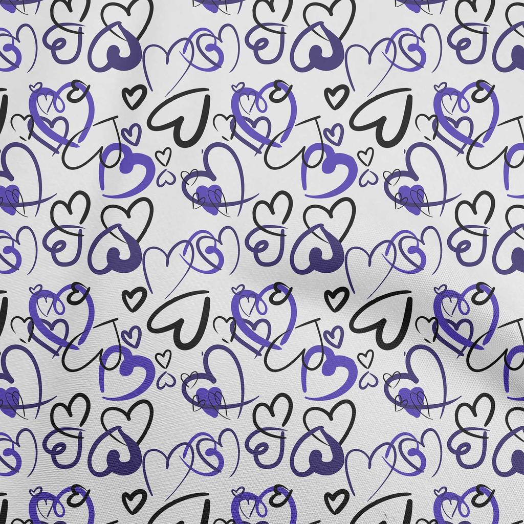 oneOone Cotton Flex Green Fabric Valentine Heart Diy Clothing Quilting Fabric Print Fabric By Yard 40 Inch