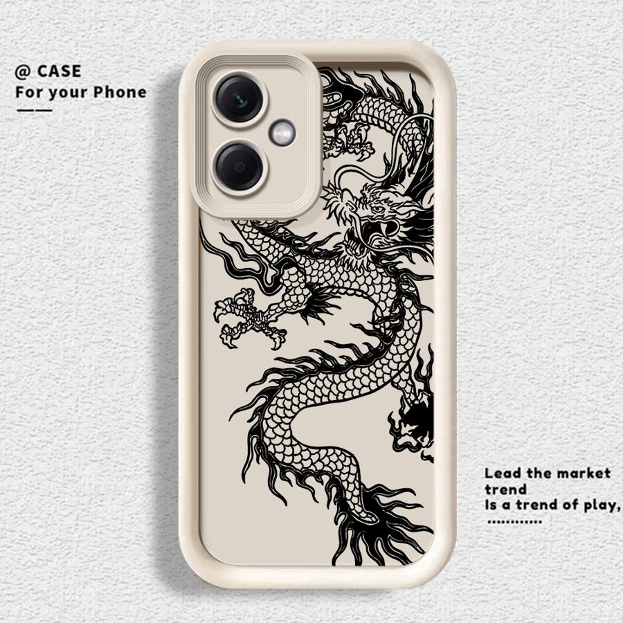 Telefoonhoesje voor Xiaomi Redmi Note 14 Pro Plus 12C A1 A2 A3 A4 14C 12s 12 Note 13 11s 10 11 13C Coole C-Chinese Draak