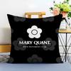 Fashion MMaryQQuant Cushion Cover Washable Linen Pillowcase Soft  for Sofa Bed Cozy Home Room Decor