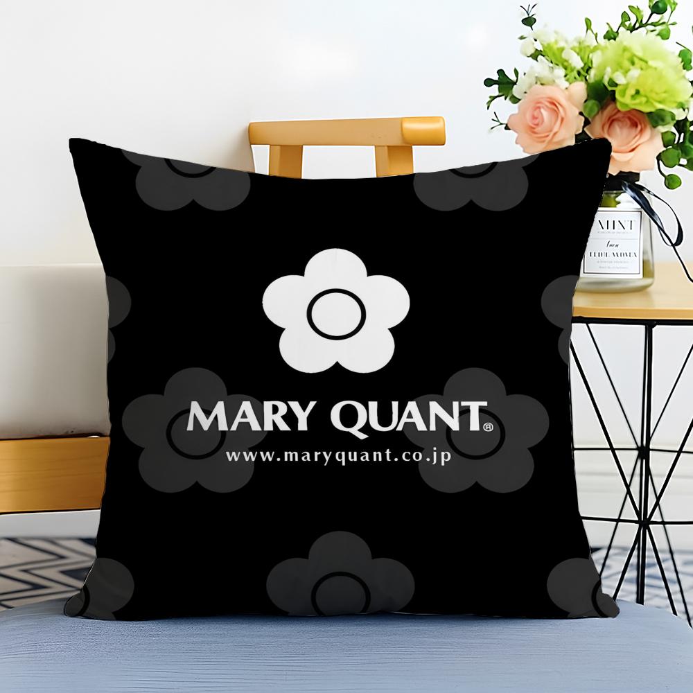 Fashion MMaryQQuant Cushion Cover Washable Linen Pillowcase Soft for Sofa Bed Cozy Home Room Decor