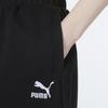 Puma Solid Color Logo Casual Knit Shorts Women Bottoms Black 535270-01
