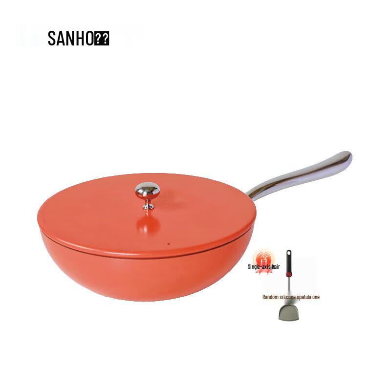 SANHO 30cm Titanium Non-Stick Wok