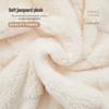 Cream Velvet Non-slip Sofa Cover - Cat Scratch Resistant, All-Season, Fully Enclosed Cushion Protector.