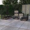 6 Pcs Garden Furniture Set Solid Pine Wood