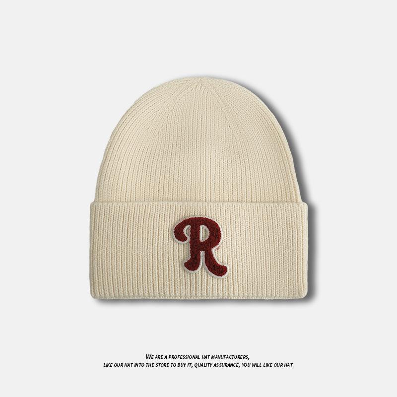 Autumn and Winter Hats for Women Warm Ear Protection Pullover Knitted Woolen Hats Casual and Versatile Baotou Cold Hats for Men