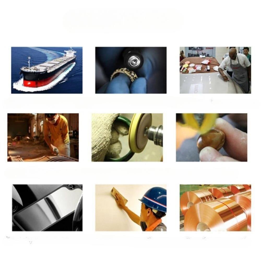 100pcs 5Inch 125mm Round Sandpaper Eight Hole Disk Sand Sheets Grit 40-600 Hook And Loop Sanding Disc Abrasives For Polish