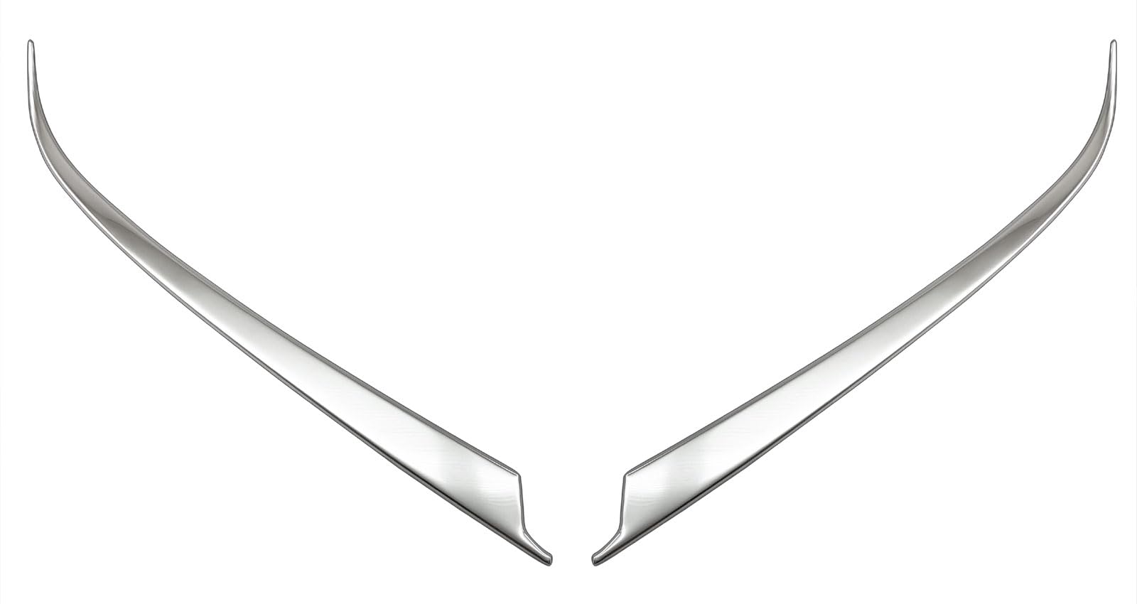 BRIGHTZ DG5 Super Mirror Finish Stainless Steel Plated Headlight Under Eyeliner 2PC WRV DG 5 WR-V HEAD-ETC-092