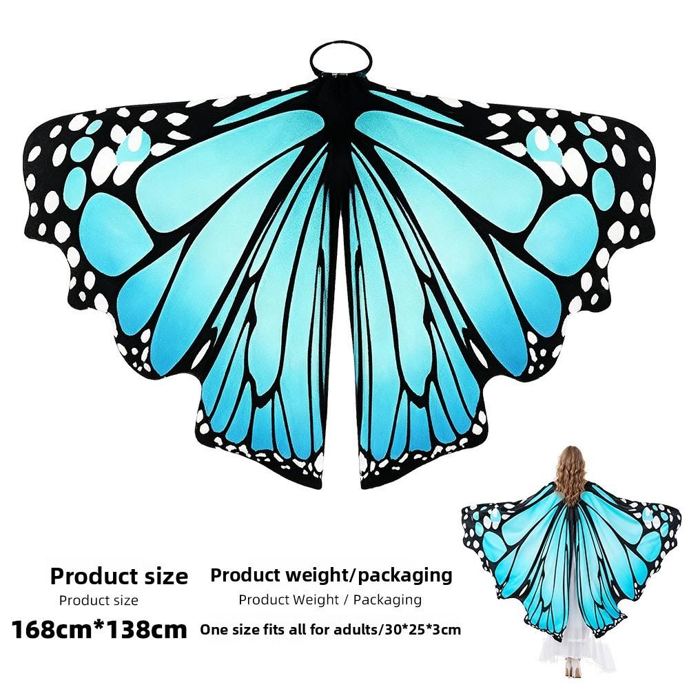 Fantasy Butterfly Cape For Women With Gradient Colors And Stage Wear