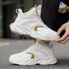 Waterproof Men's Warm Sports Shoes Fashion High Top Plush Sneakers Male Winter Outdoor Trainers for Jogging Walking