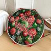 1pc Christmas ornaments background Umbrella with Plastic Handle,Suitable for All Seasons Home Travel Outdoor UmbrellaDD249