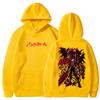Felpa con Cappuccio Grafica Asta Black Clover Anime Giapponese Harajuku Uomo Donna Streetwear Autunno Inverno Manica Lunga Larga Pile con Cappuccio