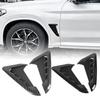 1 Coppia Decorazione Trim Sfiato Laterale Auto Sinistro Destro Copertura Sfiato Aria Laterale Parafanghi Auto Adesivo Decorativo per BMW X3 G01 X4 G02 M Sport 2018+