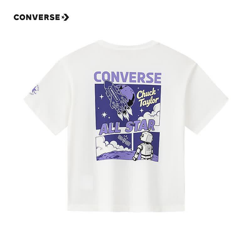 Converse 'Interstellar Roaming' Cotton Short Sleeve T-Shirt