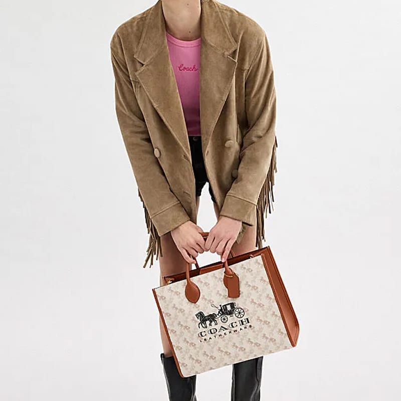 Coach Ace Cow Leather Tote Bag, Shopping Bag, Shoulder Bag, Crossbody Bag, Handbag Large Women's CS252-B4TXF