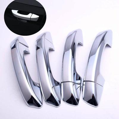 For Skoda Karoq 2017 2018    Chrome Car Side Door Handle Cover Trim Sticker Styling