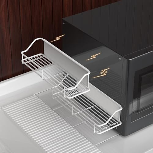 mengmiandaxia Magnetic Bathroom Rack, Seasoning Storage, Rust-Proof Strong Magnetic Wall-Mounted, Bath Storage, Washing Machine Storage, Refrigerator