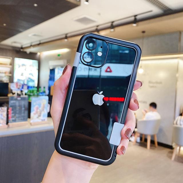 Phone Case For Iphone 14 13 12pro 11pro Max Xr Xs Max X 14plus 14pro Soft Silicone Bumper Shockproof Transparent Back Cover Capa