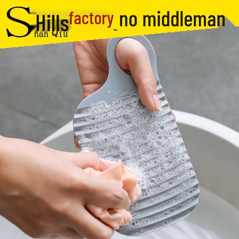 Asse da bucato pieghevole in silicone antiscivolo