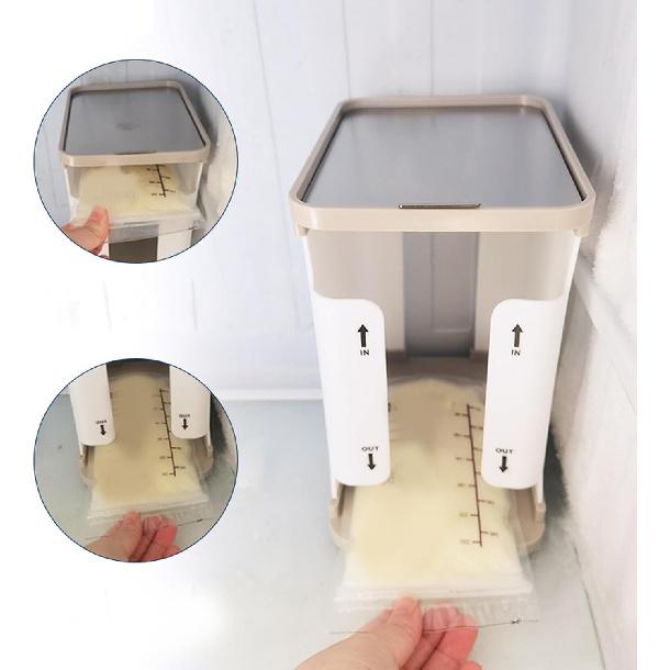 Keenso Milkies Freeze Organizer,Breastmilk Storage Container Storing System for Freezing Breastmilk