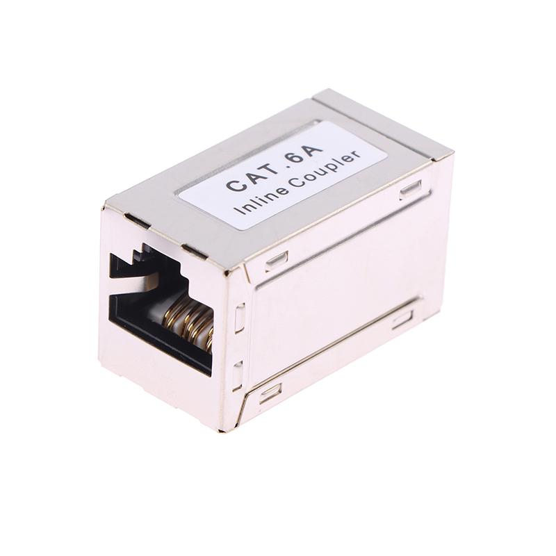 

1 шт. Екранований Cat 6A Rj45 вбудовані з’єднувачі «Жінка-жінка» Ethernet-з’єднувач Rj45 для кабелів Cat6/Cat6A Ethernet