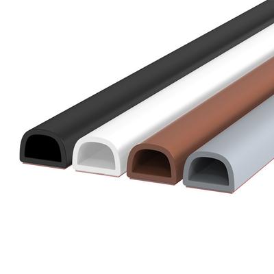 Silicone Rubber Weatherstrip 6Meters Seal Stopper New Door Seal Strip Door