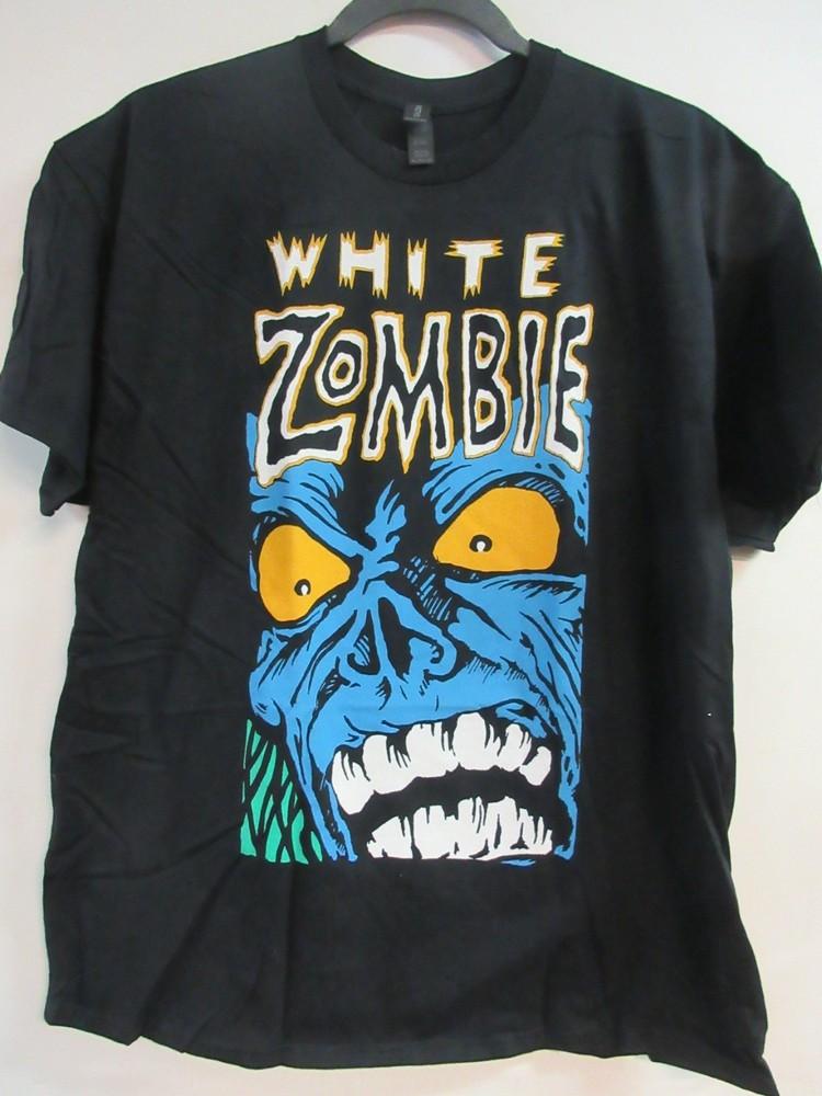 

WHITE ZOMBIE OFFICIAL MERCH BLUE MONSTER BAND CONCERT MUSIC 2XL / XXL Unisex T-Shirt XXXXL