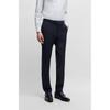 Stretch Virgin Wool Slim Fit Tailored Pants Navy  Su25 