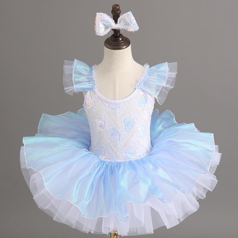 Little Girls Swan Tulle Ballet Skirt for Children s Performance 120cm