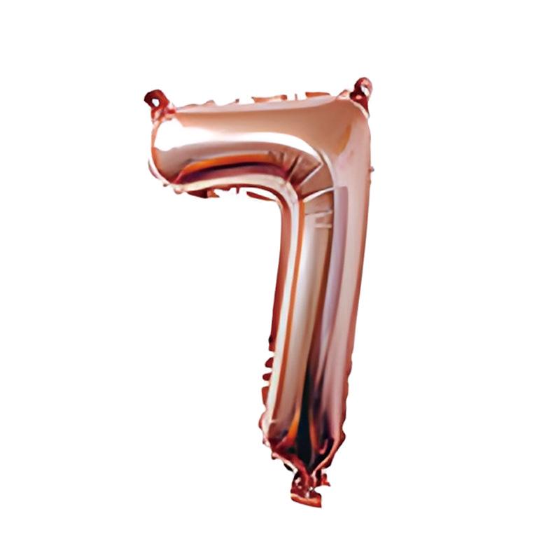 32-Inch Body Shaping Numeric Balloons - Gold & Silver, Floating Birthday & Celebration Decor