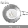 Ruhan Outdoor 304 SS Sierra Bowl & Camping Tableware Set