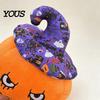 Decorative Pumpkin for Sofa Halloween Plush Toy, Cute Wizard Hat Stuffed Animal Pillow Soft Polyester Figure Bed, Spooky Home Decor Ornament Party And