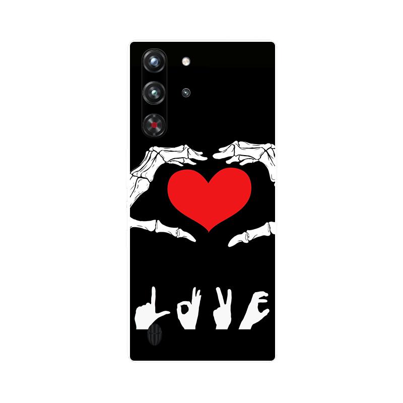 For Red Magic 10 Pro Plus Case Funny Cute Silicone Soft Case for Nubia Red Magic 10 Pro TPU Back Cover RedMagic 10 Pro+ Funda Magic 10 Pro