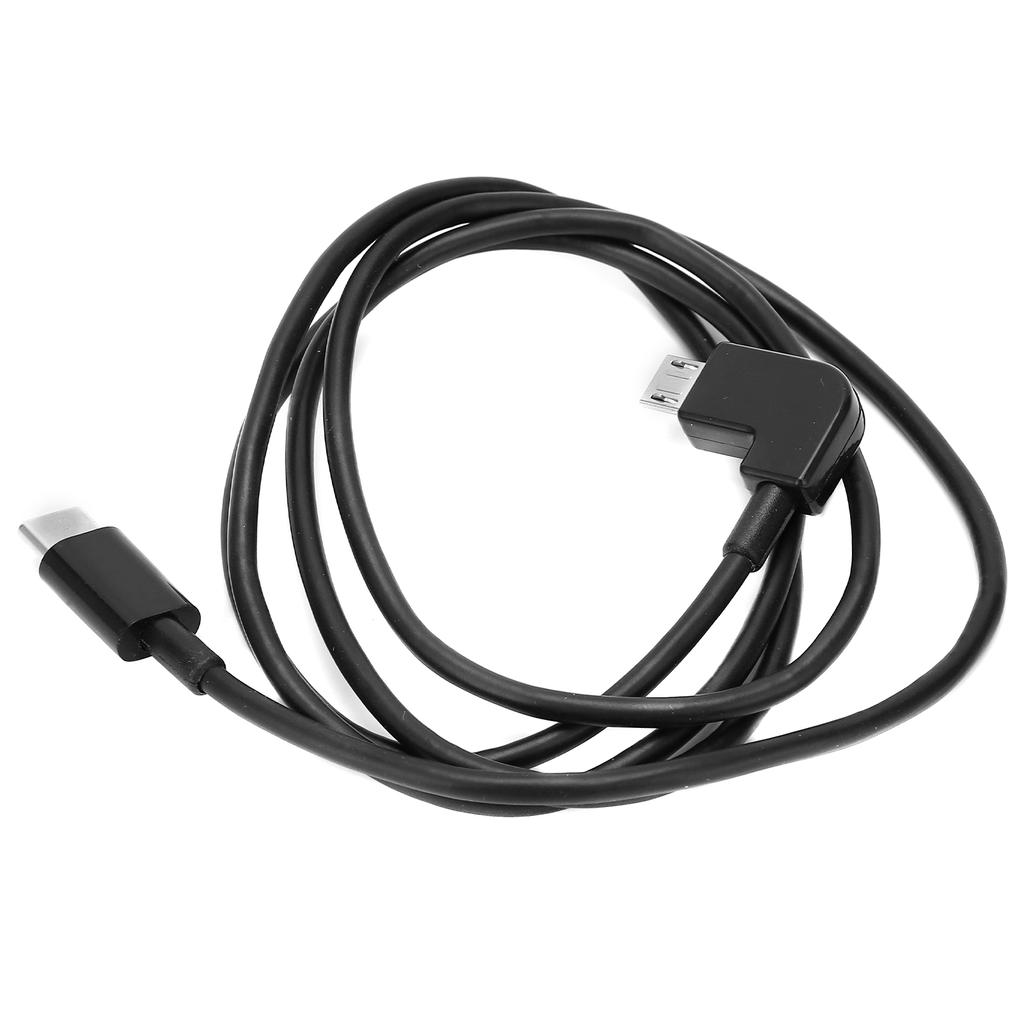 Right Angle FPV Goggles Type C to Micro USB Data Cable for DJI FPV Flight Glasses
