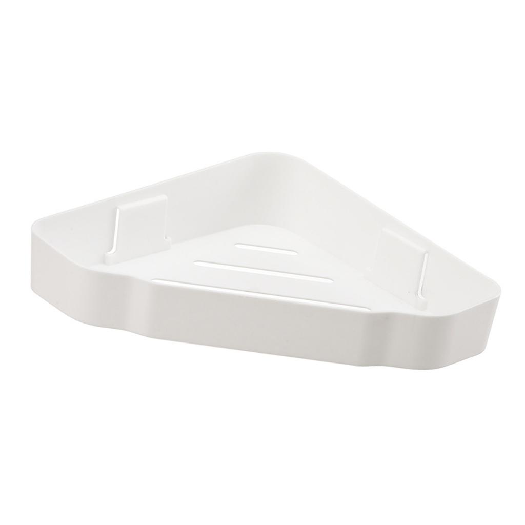 Corner Storage Shelf Plastic Multifunctional Large Capacity Simple Shower Organizer for Bathroom