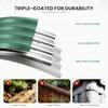 5×3×1.4FT Galvanized Raised Garden Bed Outdoor Metal Raised Garden Bed Kit Large Planter Raised Beds 4 In1 Modular Raised Plant