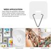 10Pcs Picture Rack Plate Hanger Self-adhesive Wall Painting Decor Plate Holder Bathroom Home Supplies Vertical