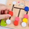 Montessori Wooden Eight-Color Puzzle for Early Education and Logical Thinking Training.