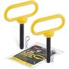 2Pack Hitch Pin, 1/2 X 3 Inch Trailer Hitch Pin With Clip And Rubber-Coated Handle, Strong Heavy Duty Lawn Mower Hitch Pin For Mowers, Tractor Truck,