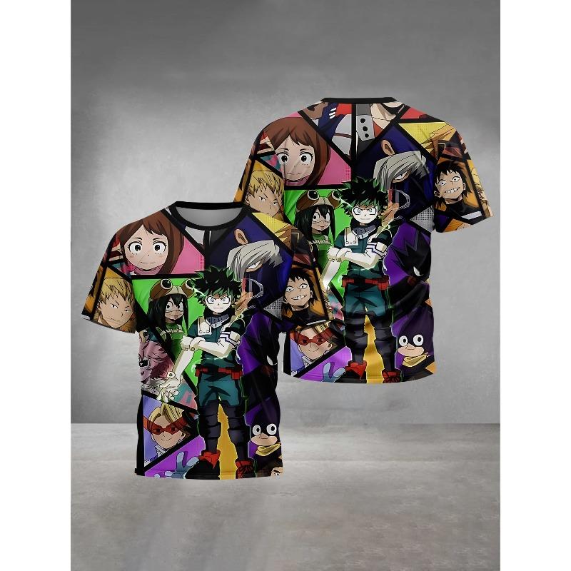 Children's Clothing Casual Comfortable Short Sleeve Fashion Cartoon Printed T-Shirts Boys