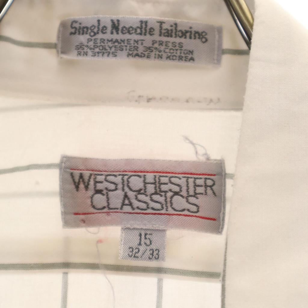 WESTCHESTER CLASSICS 80s Vintage Striped Pattern Long Sleeve Shirt Men's Used