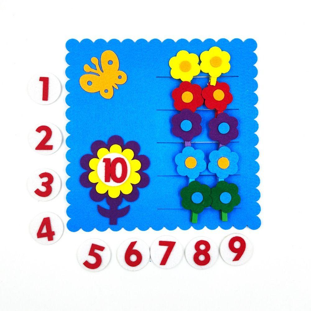 Counting Toy Educational DIY Toy Finger Numbers Addition Subtraction Board  Toddlers Learning