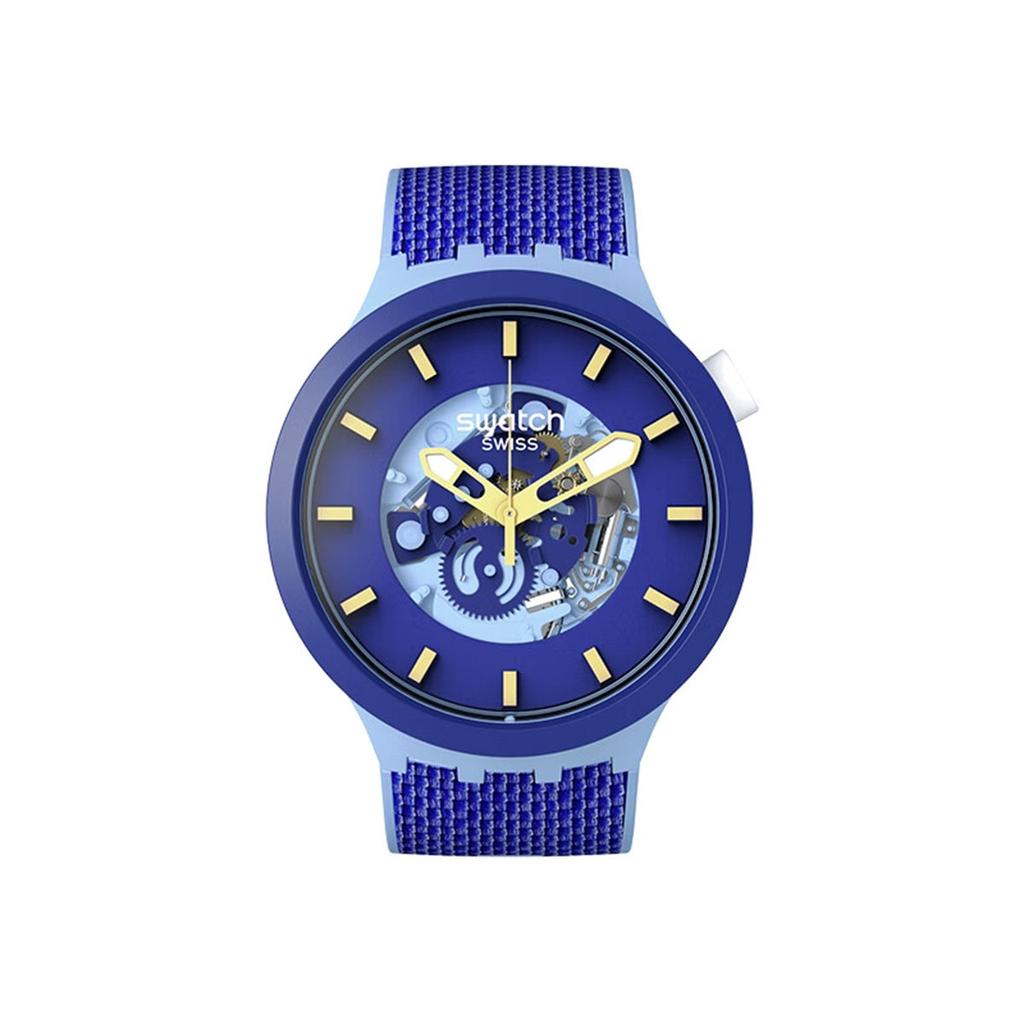 SWATCH Unisex 43mm Blue Watch SB05N105 SB05N105